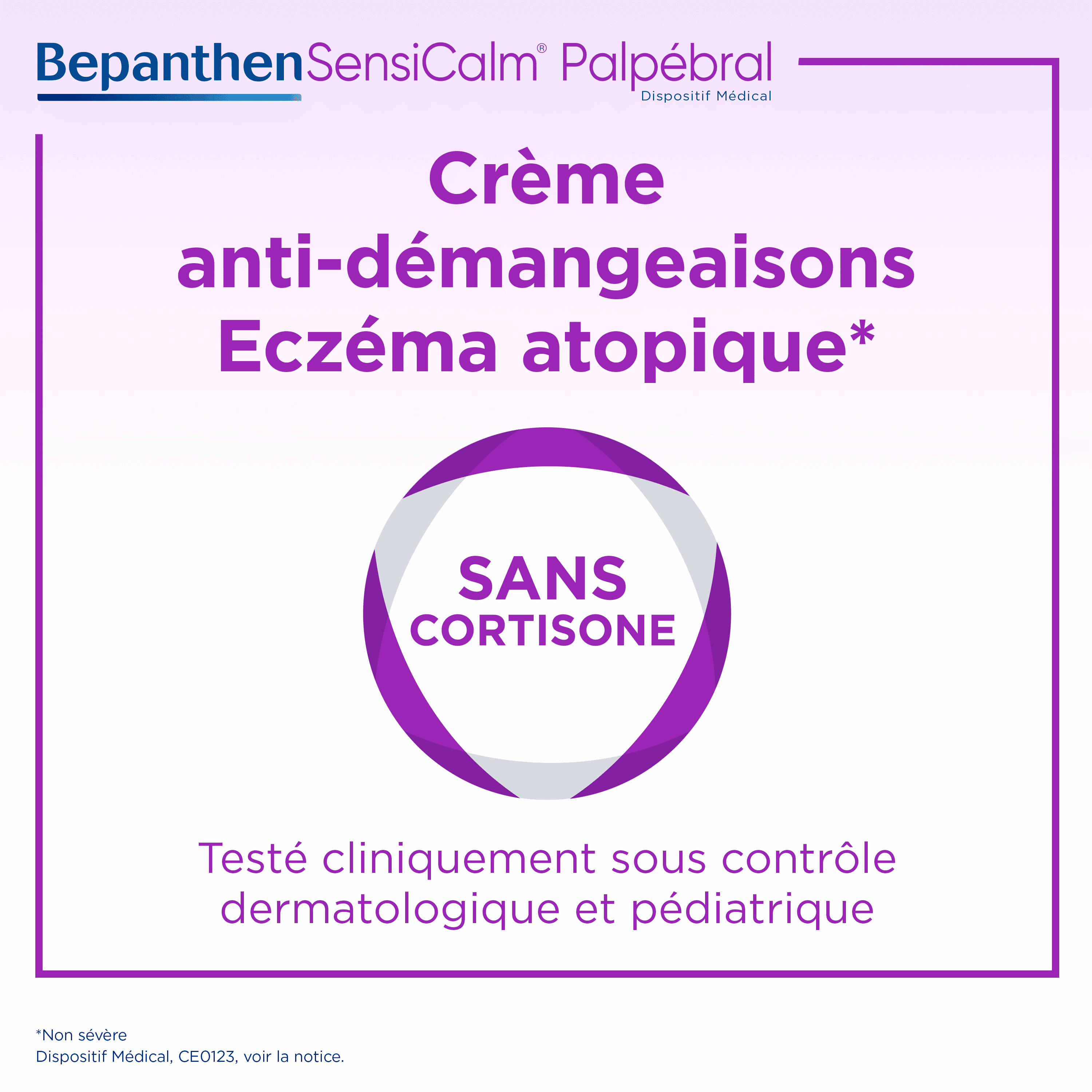 Creme-antidemangeaisons eczéma atopique